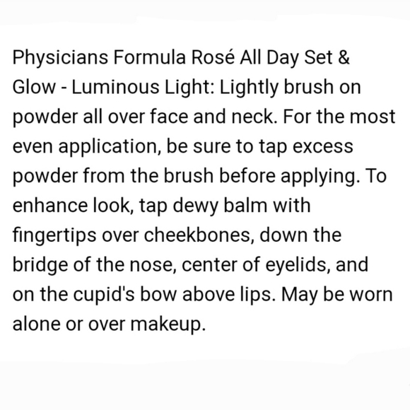 NWT PHYSICIANS FORMULA ROSE ALL DAY Gift Set - Picture 5 of 10